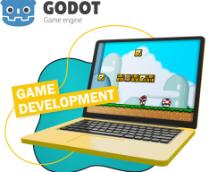 Godot.  Основа создания легендарных игр - КИБЕРшкола программирования для детей, компьютерные курсы для школьников, начинающих и подростков - KIBERone г. Георгиевск