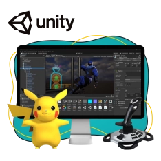 Мир игр на Unity 2D на популярном движке + AI-помощники - КИБЕРшкола программирования для детей, компьютерные курсы для школьников, начинающих и подростков - KIBERone г. Георгиевск