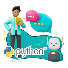 Умный чат-бот на Python на Telegram - КИБЕРшкола программирования для детей, компьютерные курсы для школьников, начинающих и подростков - KIBERone г. Георгиевск